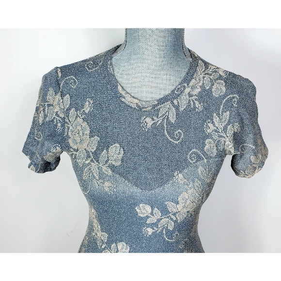 SOLD☆ Hanky Panky Short Sleeve Mesh Stretch Top - Picture 2 of 4